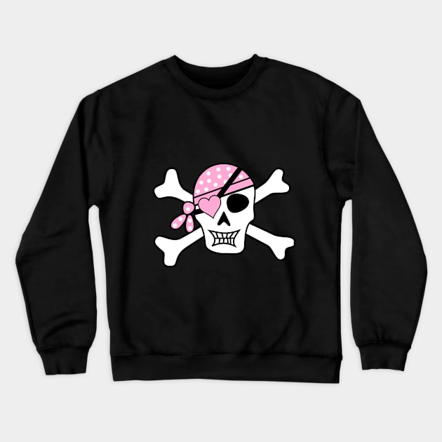 pirate skull Crewneck Sweatshirt by momo1978